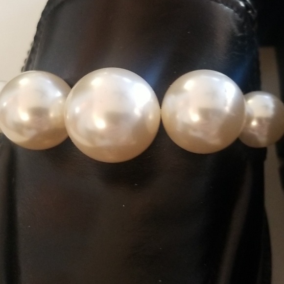 Kate spade black posh pearl loafer Size 8B - Picture 11 of 12